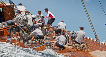 J-Class Yacht Ranger Racing in Newport RI