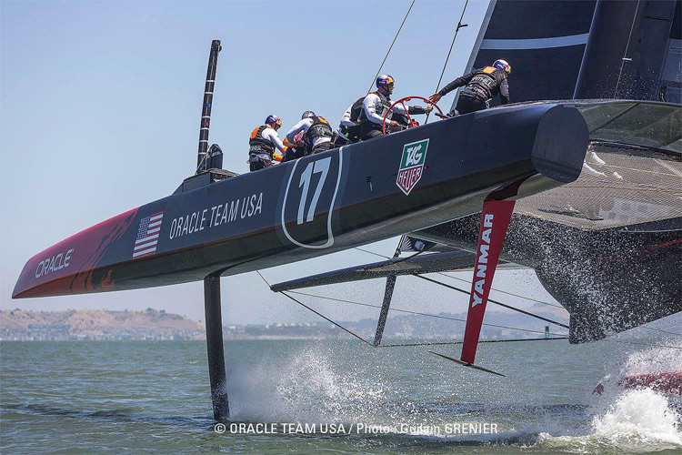 Oracle Boat #2.  Photo: 2013 Oracle Team USA/Guilain Grenier